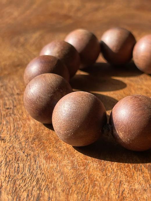 黄花梨木大圆珠手链，顺丰包邮 商品图1