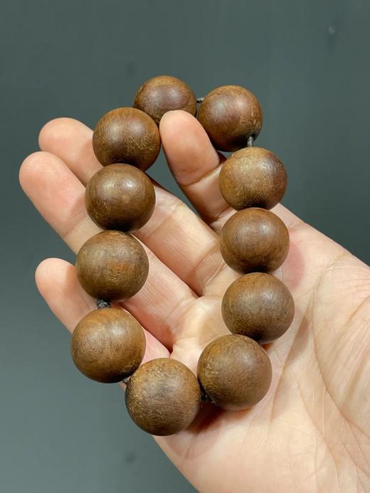 黄花梨木大圆珠手链，顺丰包邮 商品图8