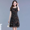 YWE XY22YSW36时尚印花连衣裙气质减龄 商品缩略图4