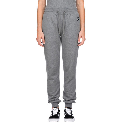 McQ 麦昆 女士棉质黑白燕子徽标刺绣休闲运动裤 灰色 405198 RKH39 1246 商品图0