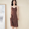 剩S 米思阳2024夏季新款复古优雅波点吊带裙子修身显瘦中长连衣裙1140 商品缩略图0