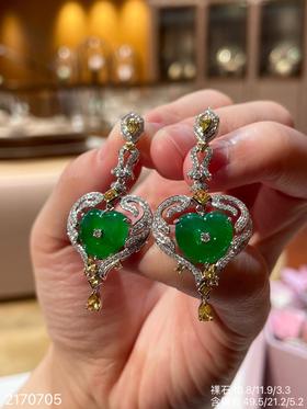 心心相印设计款耳坠，38999【2170705】