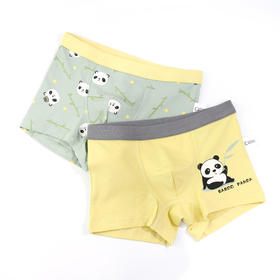 男童【2条装】丨儿童新款混装平脚裤可爱熊猫内裤底裤男童【CSK22301】