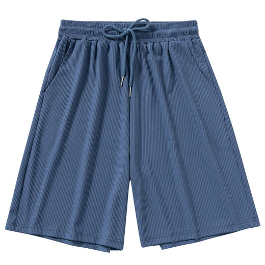 【2022新款潮流时尚百搭冰丝运动短裤】女夏季薄款宽松垂感显瘦雪纺休闲阔腿五分裤子潮ins 商品图4