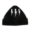 NEIL BARRETT 尼奥.贝奈特 羊毛白色闪电徽标针织帽 黑色 BCP261 H9568  524 商品缩略图0