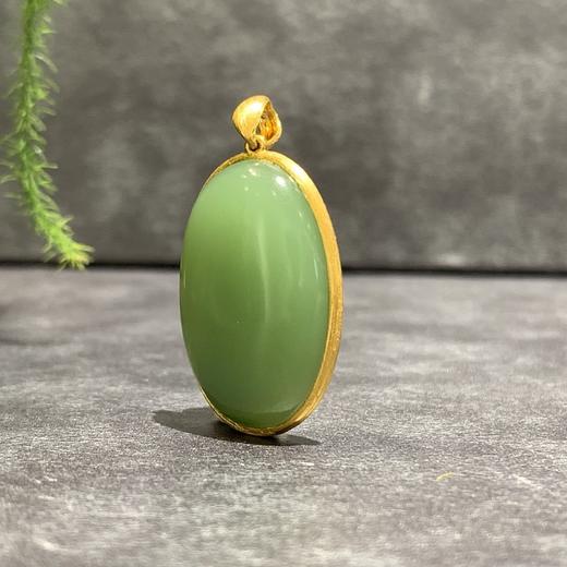 【御珠宫坊】金镶碧玉吊坠 商品图5