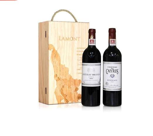 拉蒙经典波尔多葡萄酒（布兰达B+帝延堡G/E)双支礼盒750ml 商品图0