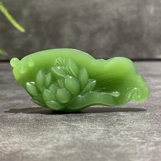 【御珠宫坊】碧玉莲花挂件 商品图4