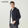纳巴罗商务年轻时尚轻薄衬衫款系扣翻领锦弹夹克外套NB132912772A 商品缩略图2