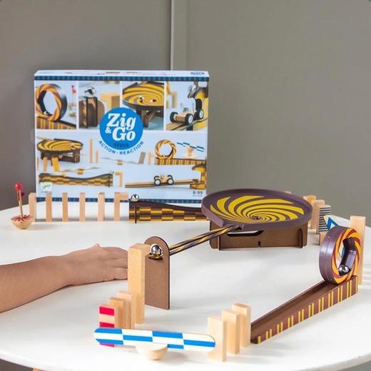 Djeco儿童骨牌积木机关多米诺创意玩具桌面游戏儿童/成人桌游8岁 商品图2