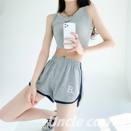 【精美时尚】ESEA义深海夏季刺绣运动短裤SS133款 商品图0