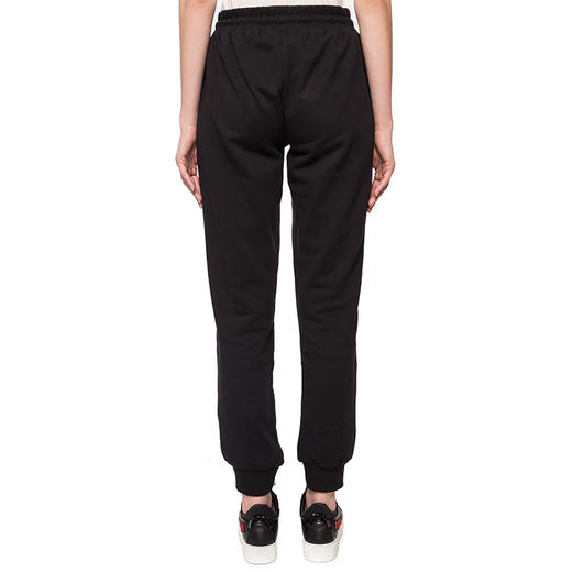 McQ 麦昆 女士棉质黑色燕子徽标刺绣抽绳休闲运动裤 黑色 405198 RMT73 1000 商品图2