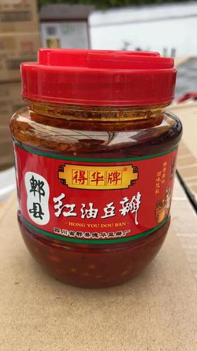 得华牌红油豆瓣酱500g/瓶