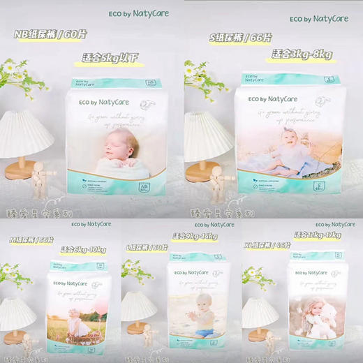 瑞典NatyCare尼塔臻爱星空系列超薄奢宠婴儿纸尿裤/拉拉裤 商品图5