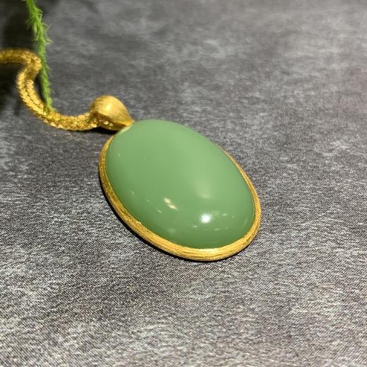 【御珠宫坊】金镶碧玉吊坠 商品图3