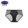 安莉芳薄款通透性感网纱波点内裤女士棉质底裆中腰三角裤E200484 商品缩略图0