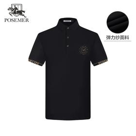 堡马男士翻领短袖休闲时尚POLO衫86625227