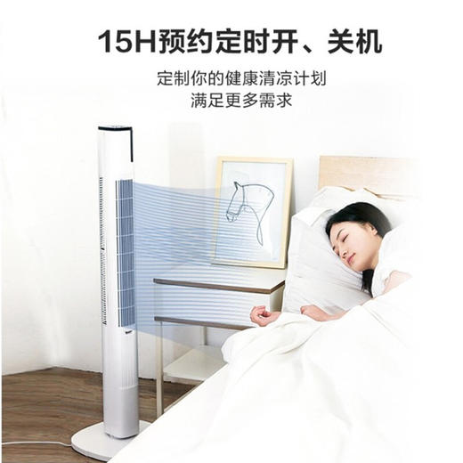 艾美特（Airmate）遥控塔扇FT80R 家用直流变频可拆洗电风扇摇头办公室立式大厦扇 白色 商品图1