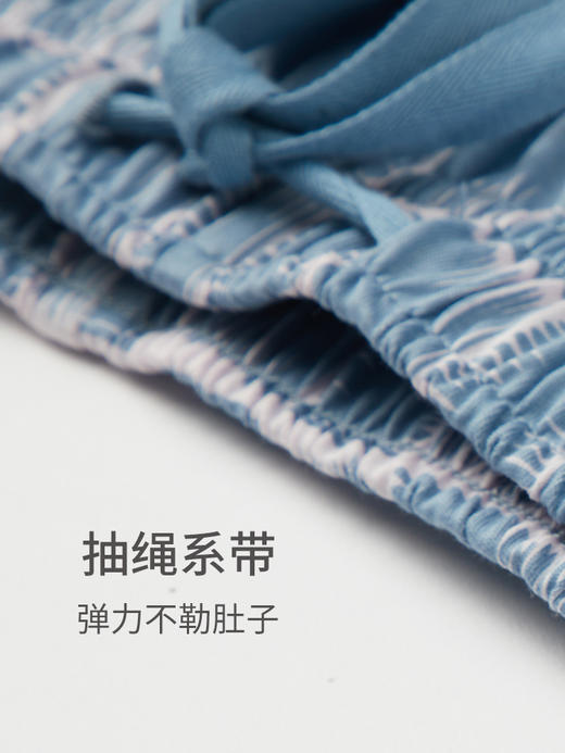 舒雅22年春夏新品男纯棉印花休闲家居服睡衣套装39/19604H 商品图4