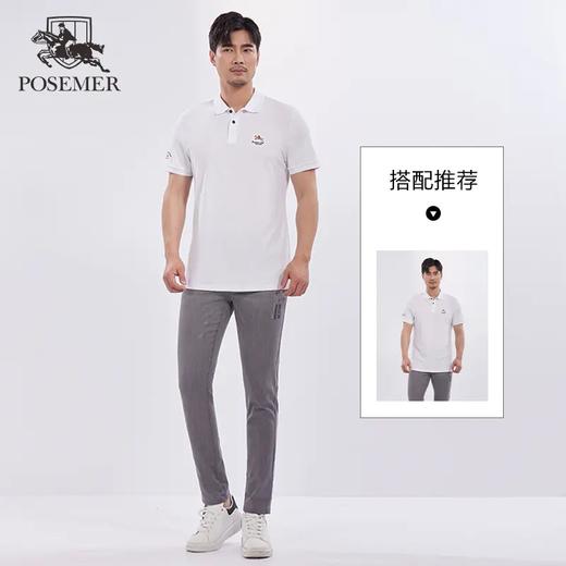 堡马男士九分牛仔裤2022新品86623215 商品图3