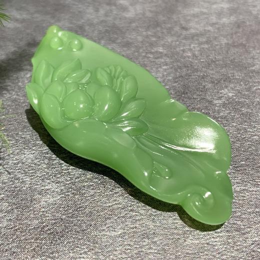 【御珠宫坊】碧玉莲花挂件 商品图3