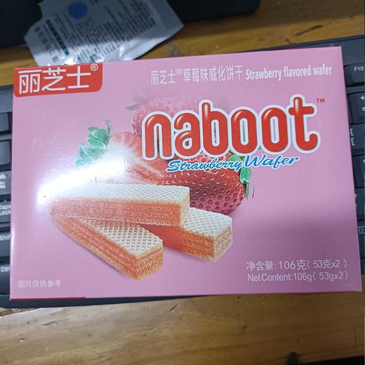 丽芝士草莓味威化饼干106克 商品图0
