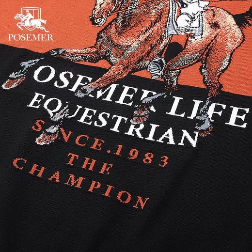 堡马男士圆领短袖T恤86625122 商品图3