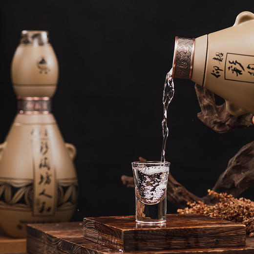 河南仰韶彩陶坊 人和尊享plus版 加量装 礼盒装500ml46度+50ml70度酒头 商品图2