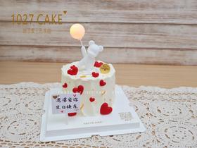 1027CAKE  | 520  爱的告白 小熊 周年纪念 情人节