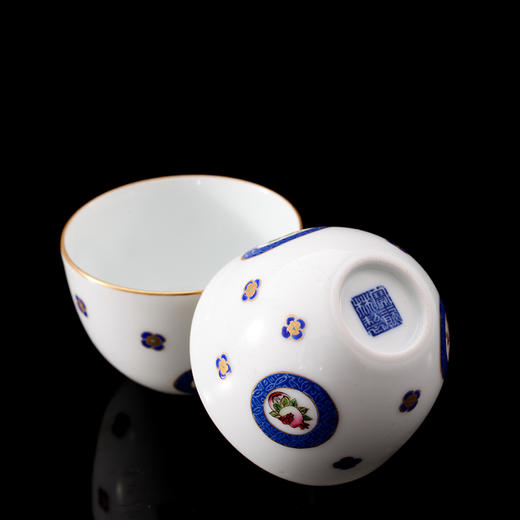 【宝瓷林】粉彩 三多纹小罗汉杯茶具套组 纯手工手绘 商品图3