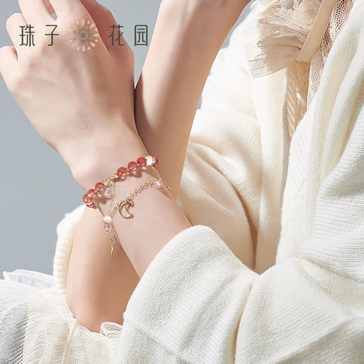 天然草莓晶手链 商品图2