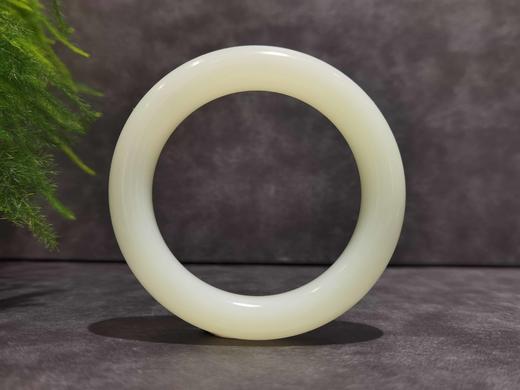 【御珠宫坊·传承系列】羊脂白玉手镯55mm 商品图0