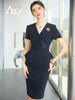 职业连衣裙高级感制服套装女工作服礼仪接待工装收腰显瘦西装裙 商品缩略图2