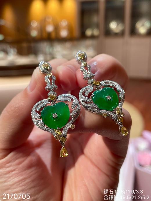 心心相印设计款耳坠，38999【2170705】 商品图2