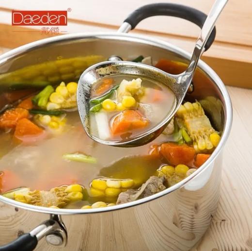 德国戴德18/10不锈钢站立大汤勺可直立可挂勺子 商品图2