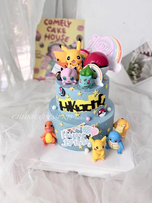 | 皮卡丘可爱动物款蛋糕 | 商品图0