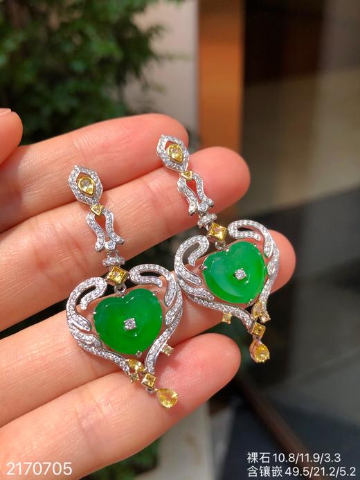 心心相印设计款耳坠，38999【2170705】 商品图4