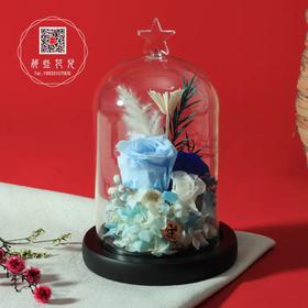 永生花玫瑰玻璃罩摆件