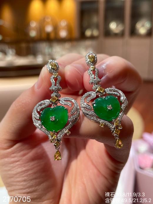 心心相印设计款耳坠，38999【2170705】 商品图1