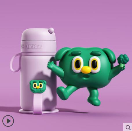 uoohalittles迷你保温杯女口袋包包杯可爱高颜值随行水杯 商品图3