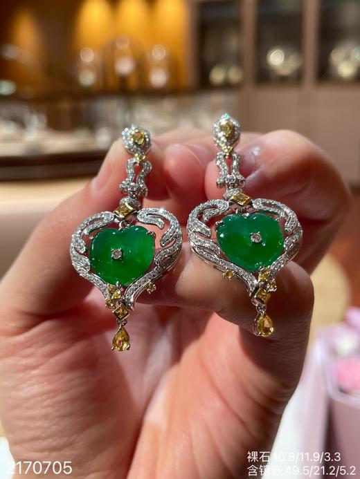 心心相印设计款耳坠，38999【2170705】 商品图3