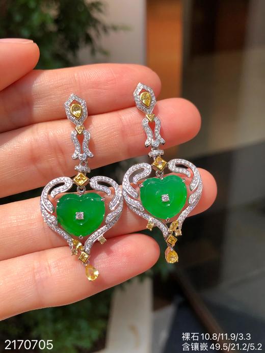 心心相印设计款耳坠，38999【2170705】 商品图6