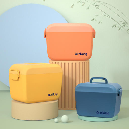 【“箱”陪你一起收纳~】儿童玩具收纳箱 家用塑料桌面储物盒 零食收纳盒 宝宝彩泥积木整理箱-QQ 商品图0