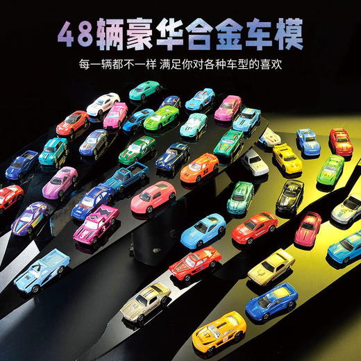 喜瑞鹿 滑行惯性合金小车48只装 商品图3