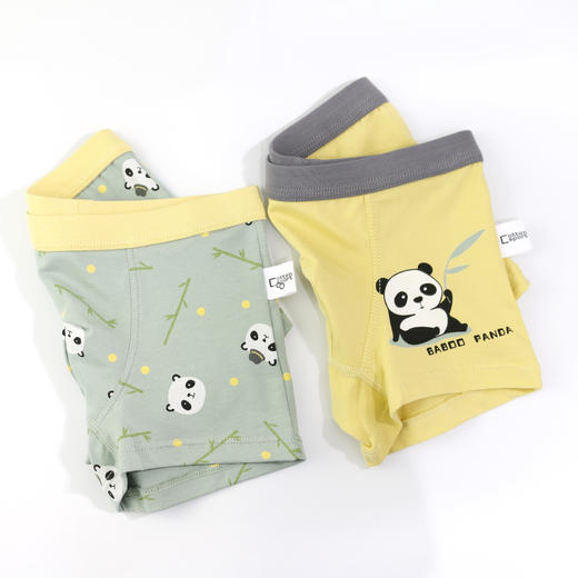 男童【2条装】丨儿童新款混装平脚裤可爱熊猫内裤底裤男童【CSK22301】 商品图1