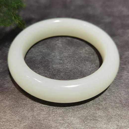 【御珠宫坊·传承系列】羊脂白玉手镯57mm 商品图3
