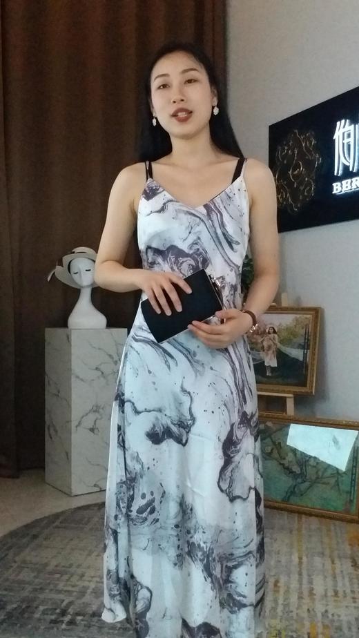 醋酸 2S4706时尚文艺吊带连衣裙 商品图1