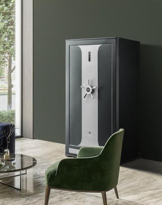 AIPU艾谱豪雅智能指纹保险柜电子密码家用办公奢侈品保险箱国家SSS认证入墙全钢 商品图3