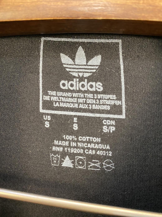 超好看啊。adidas originals 阿迪经典三叶草 短袖T恤 _SST(S) 商品图2