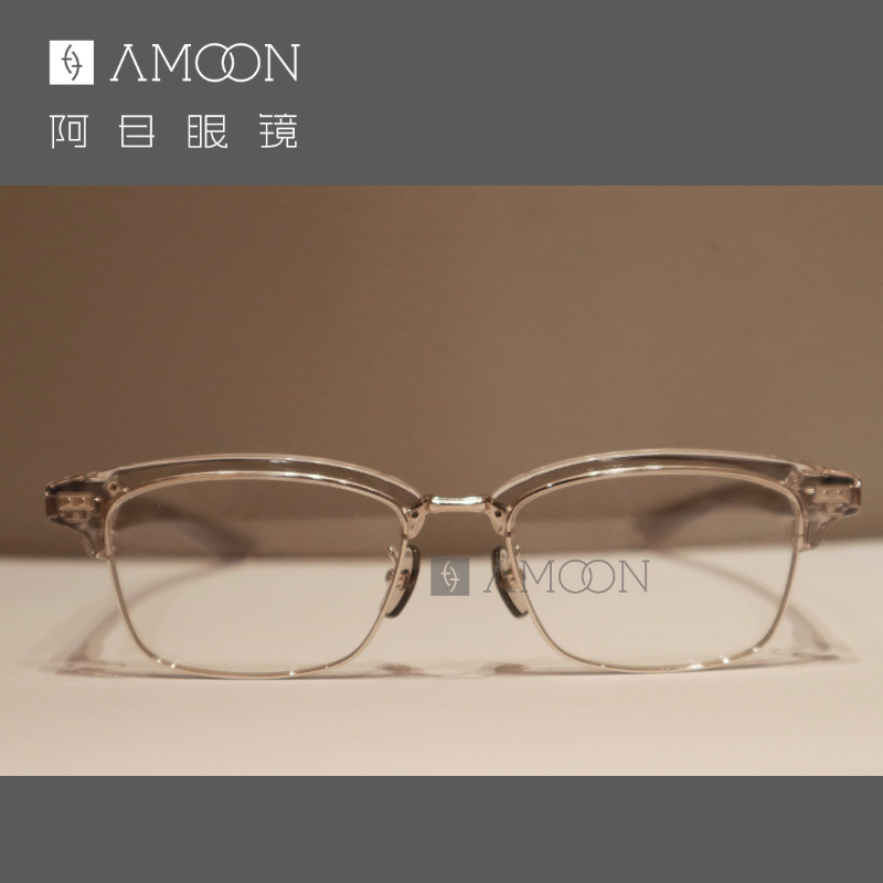 阿目&Fournines 999.9 眉型透明框